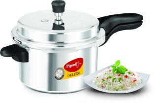 Pigeon by Stovekraft Deluxe Aluminium Outer Lid Pressure Cooker