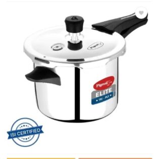 Pigeon Elite Shine and 5 L Outer Lid Induction Bottom Pressure Cooker  (Triply)